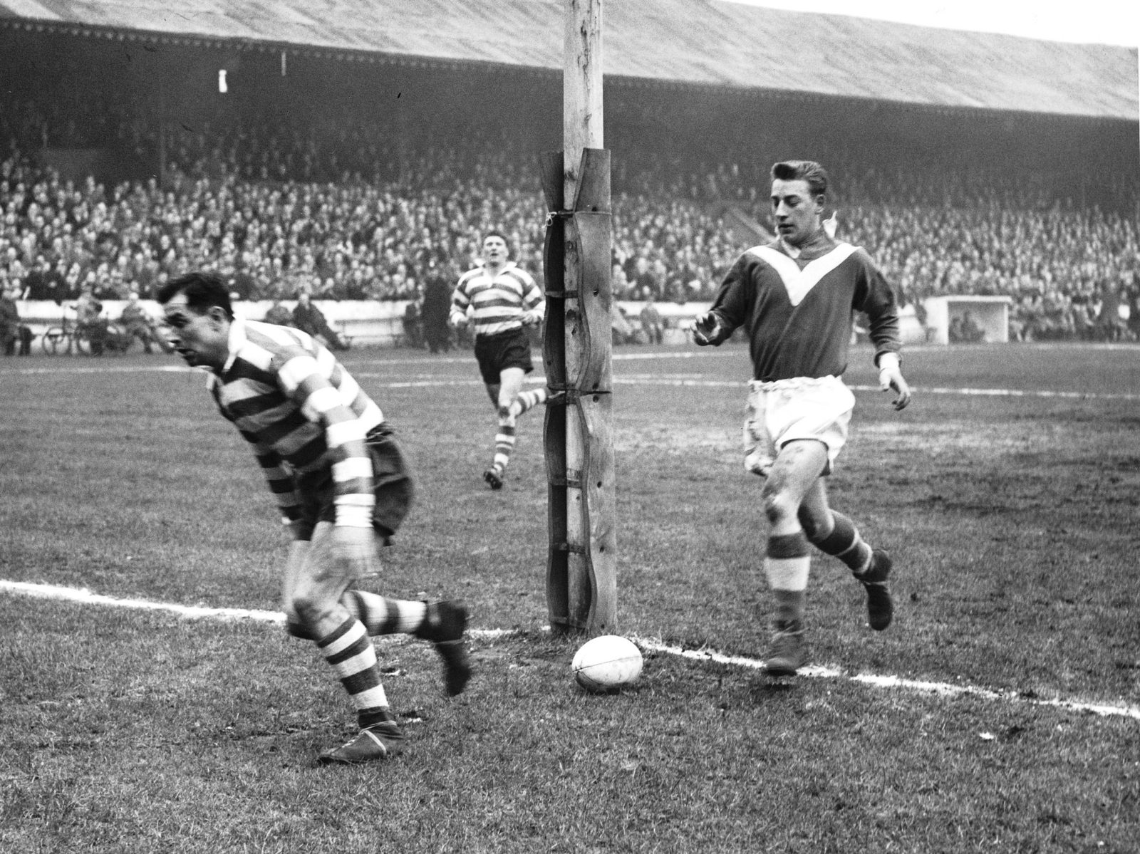 Alan Davies scores v Barrow - March 21st 1959.