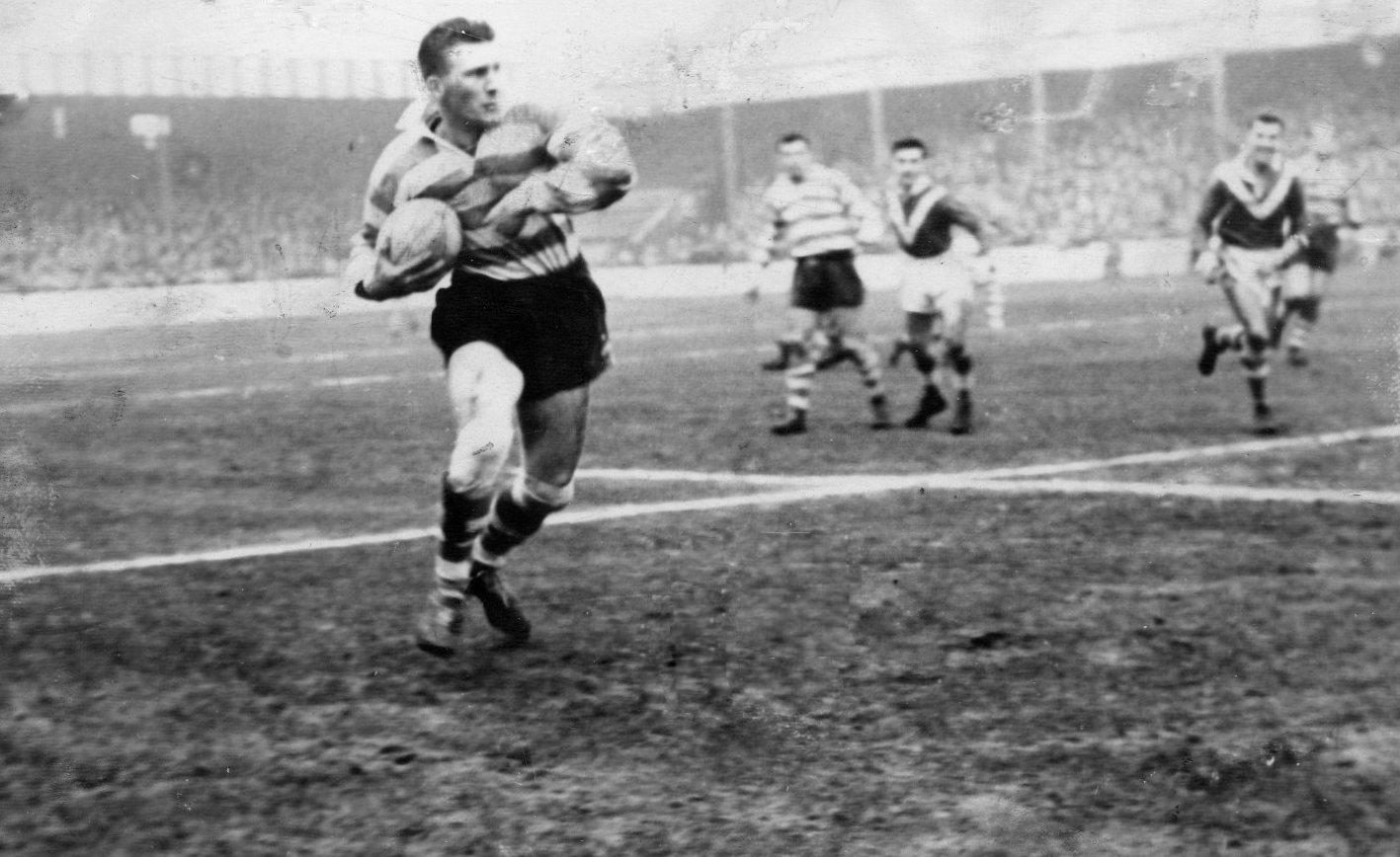 Ike Southward on his Oldham debut against Barrow - March 21st 1959.