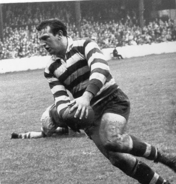 Charlie Bott scores against Barrow - Sep 21st 1963.
