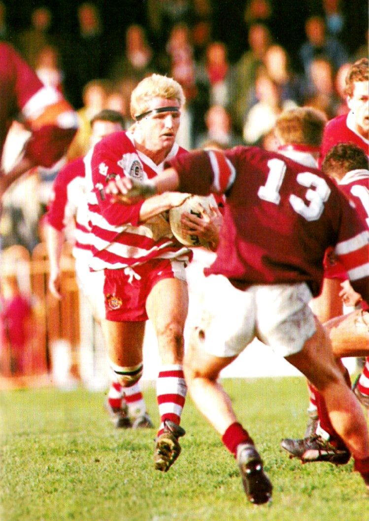 John Cogger takes on his opposite number - March 11th 1990.