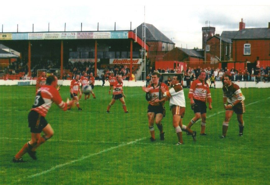 Phil Farrell passes to Anthony Gibbons - June 23rd 2002