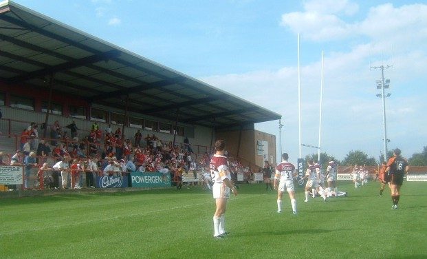 Unseen, Jon Goddard scores a last minute try - Aug 15th 2004.