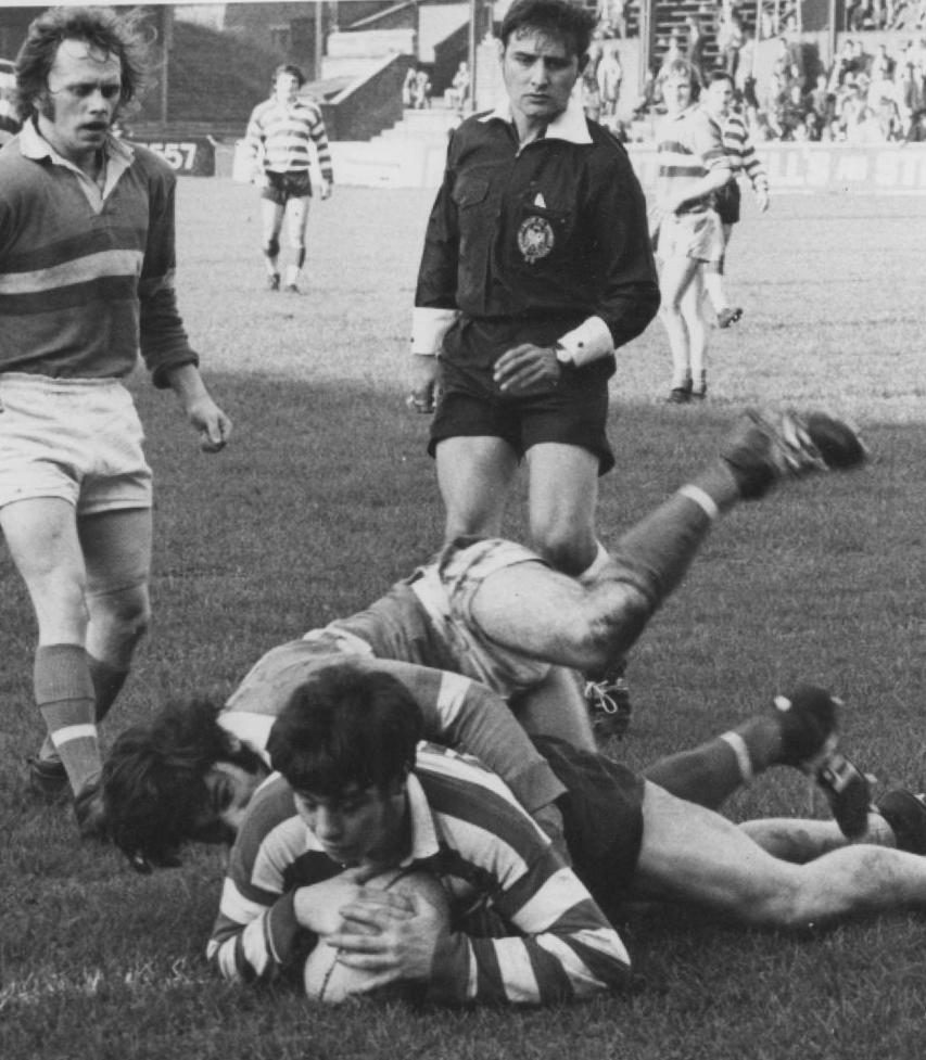 Jim Reynolds scores against Blackpool - Oct 23rd 1971.