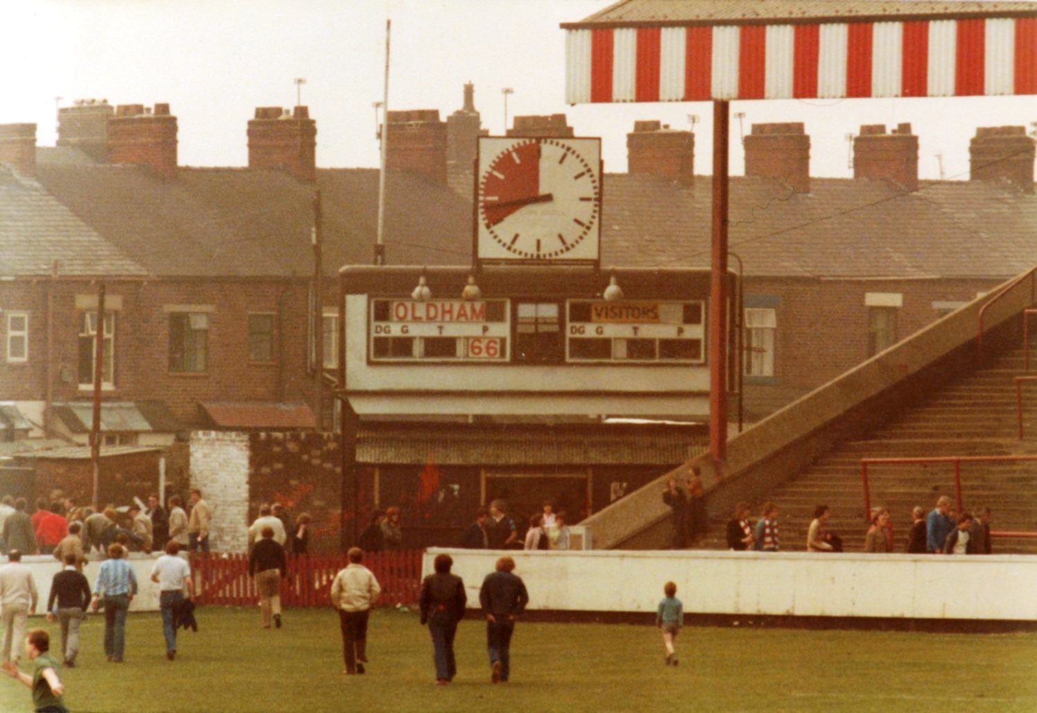 Scoreboard v Blackpool March 28th 1982.