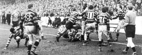 Fisticuffs v Bramley including, Geoff Robinson, Roger Dufty, Frank Pitchford, Charlie Winslade - March 19th 1960.
