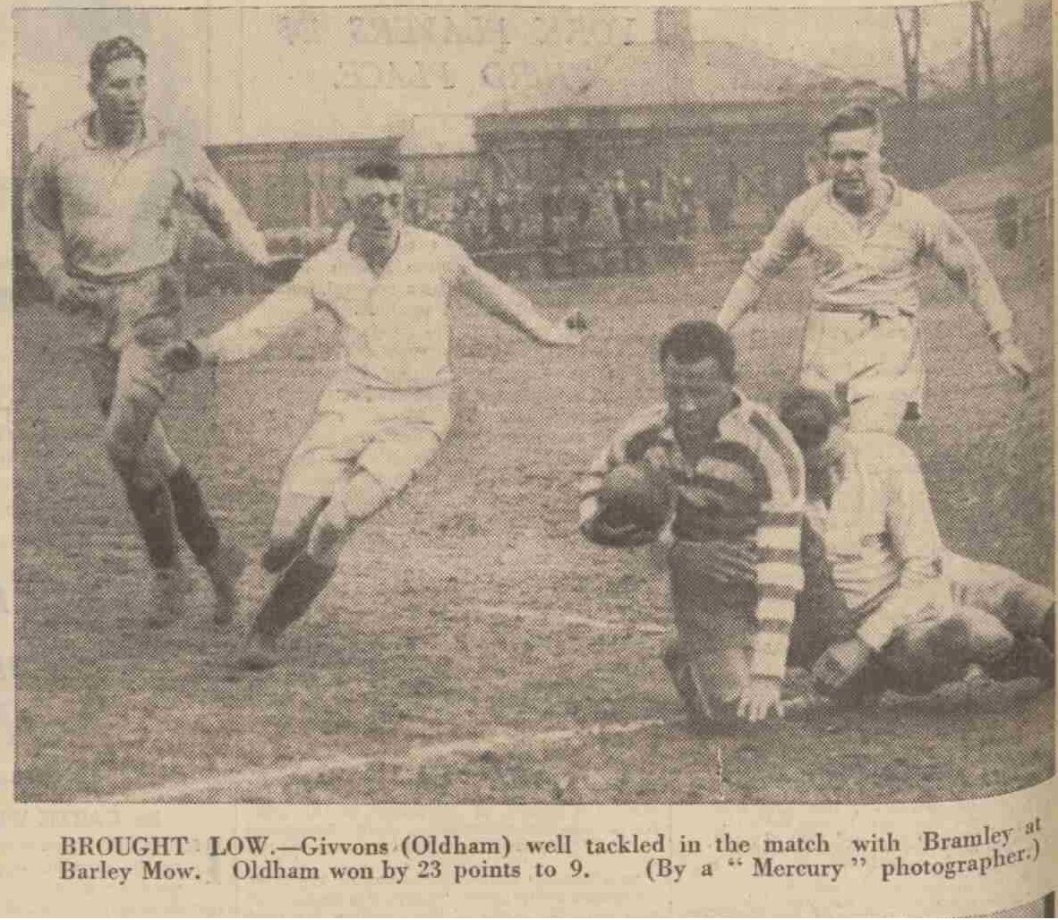 Bramley v Oldham, 13 April 1935