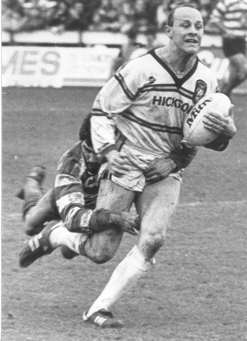 David Liddiard tackles Tony Marchant -March 22nd 1986.
