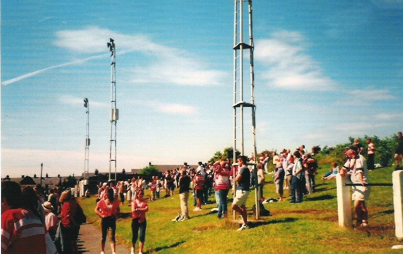 Oldham fans at Chorley - July 14th 2002.