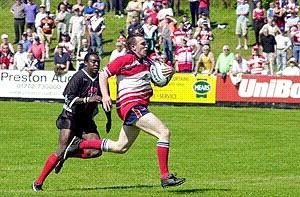 Will Cowell breaks clear - July 14th 2002.