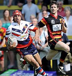 Marcus St Hilare in action at Dewsbury - May 11th 2005.