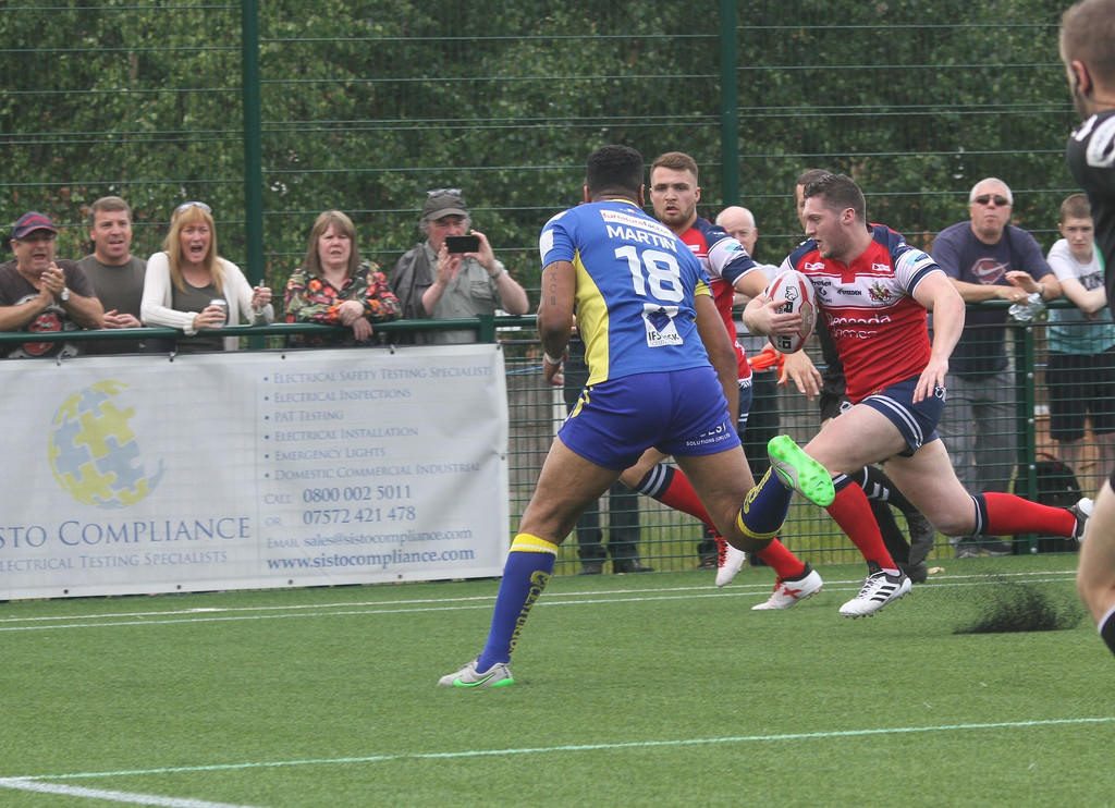 Jack Holmes goes for the line - June 3rd 2018.