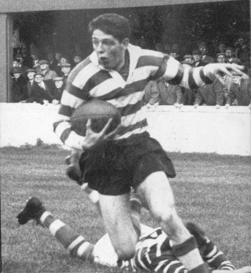 Bill Patterson in action v Featherstone - Sep 20th 1960.