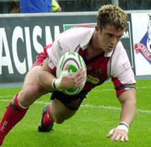 Mark Roberts, scoring against Featherstone Sep 19th 2004.