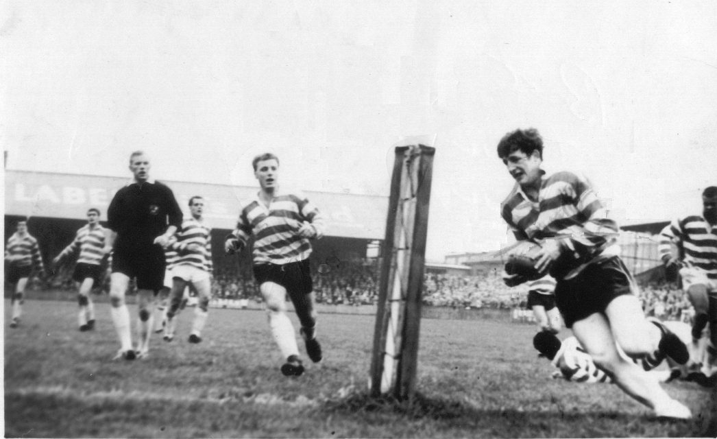 Bob Irving scores at Thrum Hall - Sep 24th 1966.
