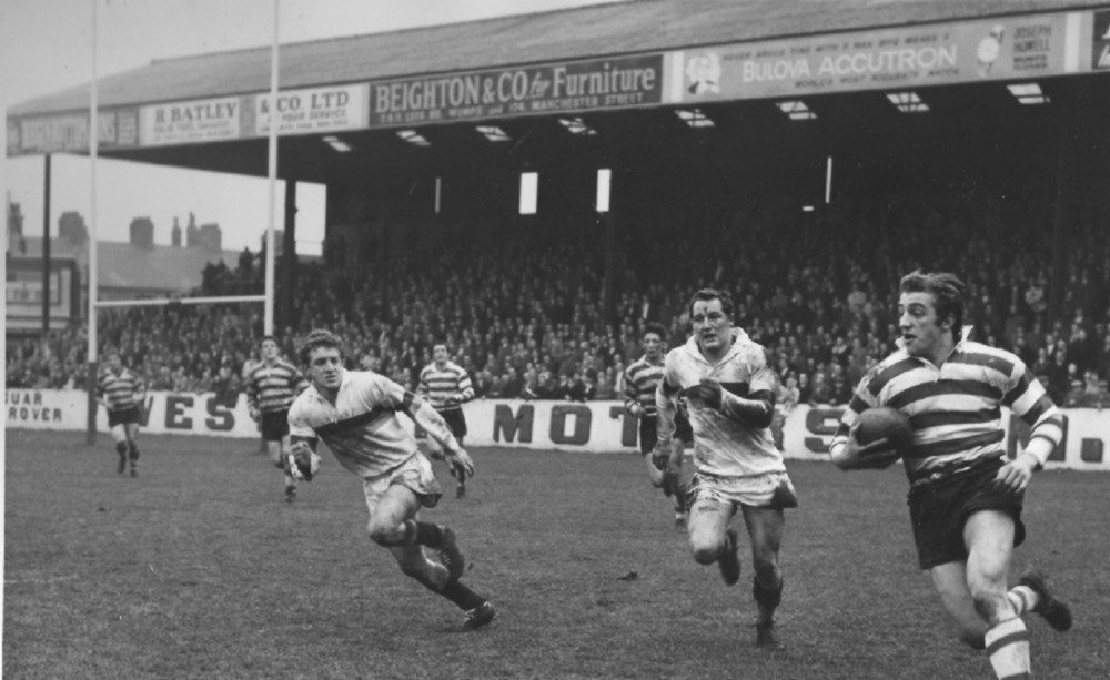 Joe Collins on the move v Huddersfield - March 27th 1965.