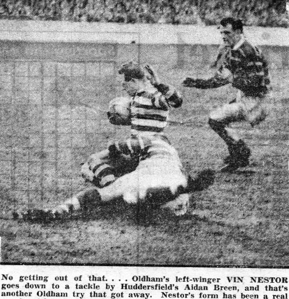 Oldham v Huddersfield, 23 April 1962