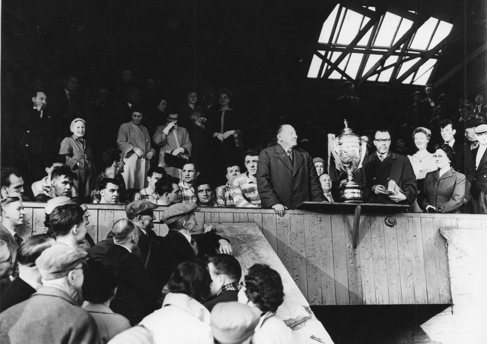 Lancs League cup presentation - May 3rd 1958.