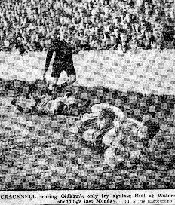 Oldham v Hull FC, 18 April 1955