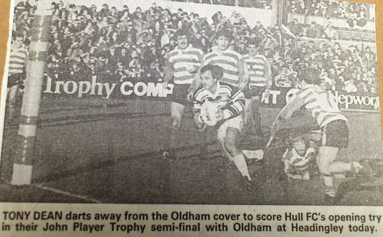 Oldham v Hull FC, 29 November 1989