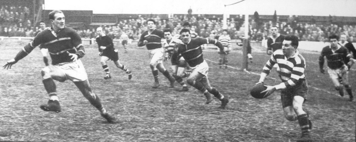 Frank Pitchford in action at Parkside - March 23rd 1960.