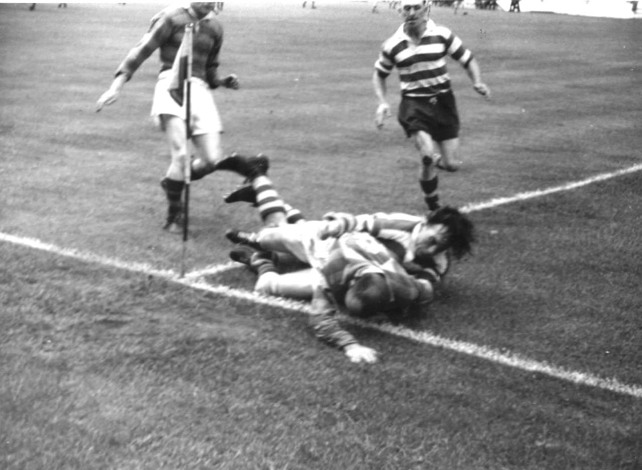 Verrankamp scores for Keighley at Watersheddings - Aug 20th 1955.
