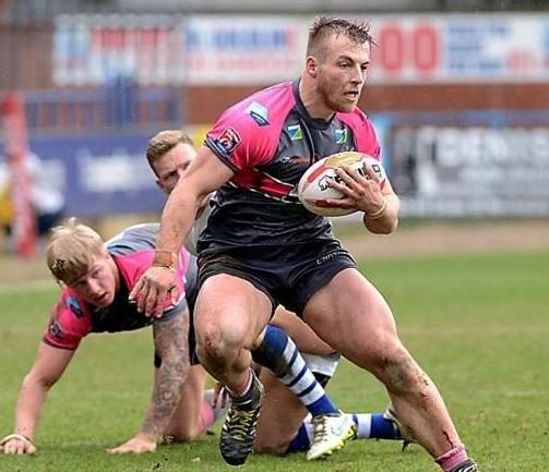 Adam Clay in action at Keighley - Jan 11th 2016.