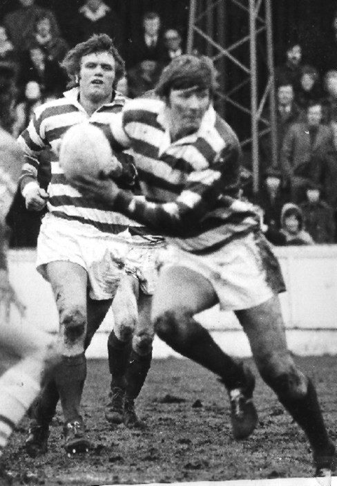 Bob Welding on the move v Leeds - March 3rd 1974.