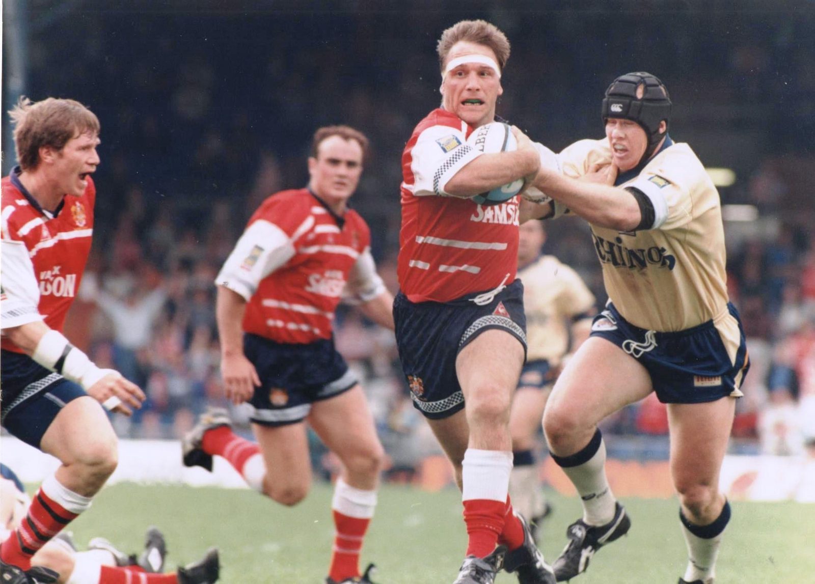 Matt Munro on the attack v Leeds - May 18th 1997.