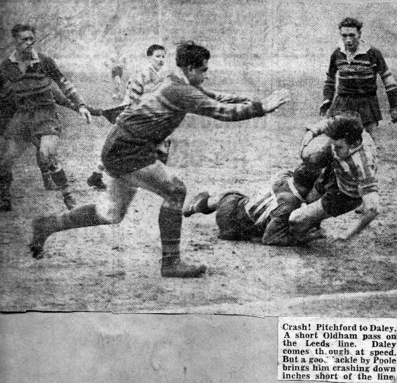 Oldham v Leeds, 23 April 1955
