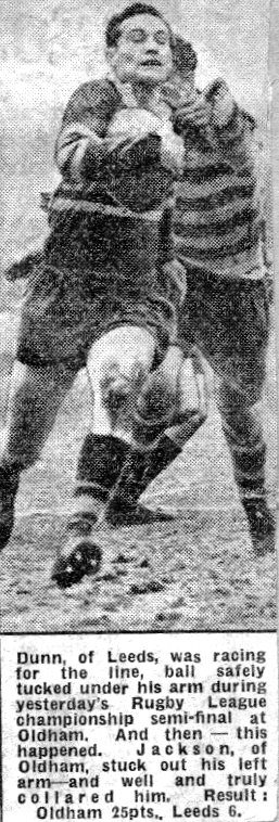 Oldham v Leeds, 23 April 1955