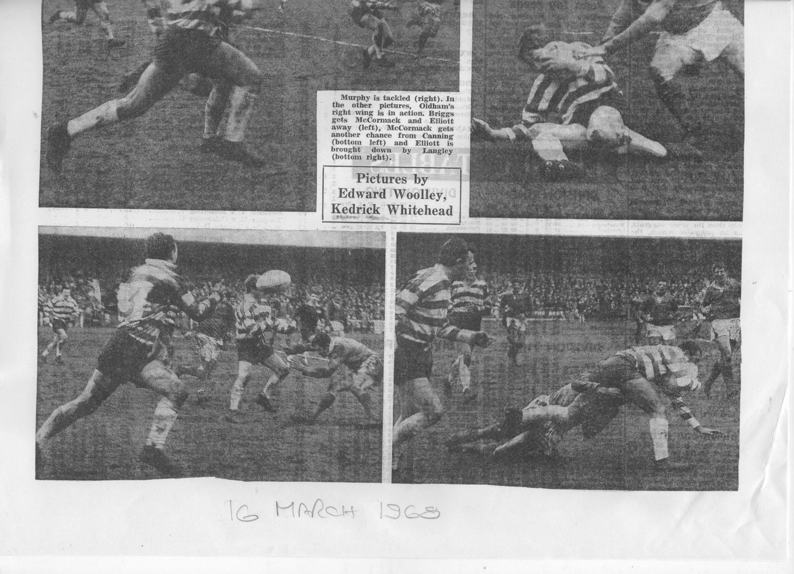 Oldham v Leeds, 16 March 1968