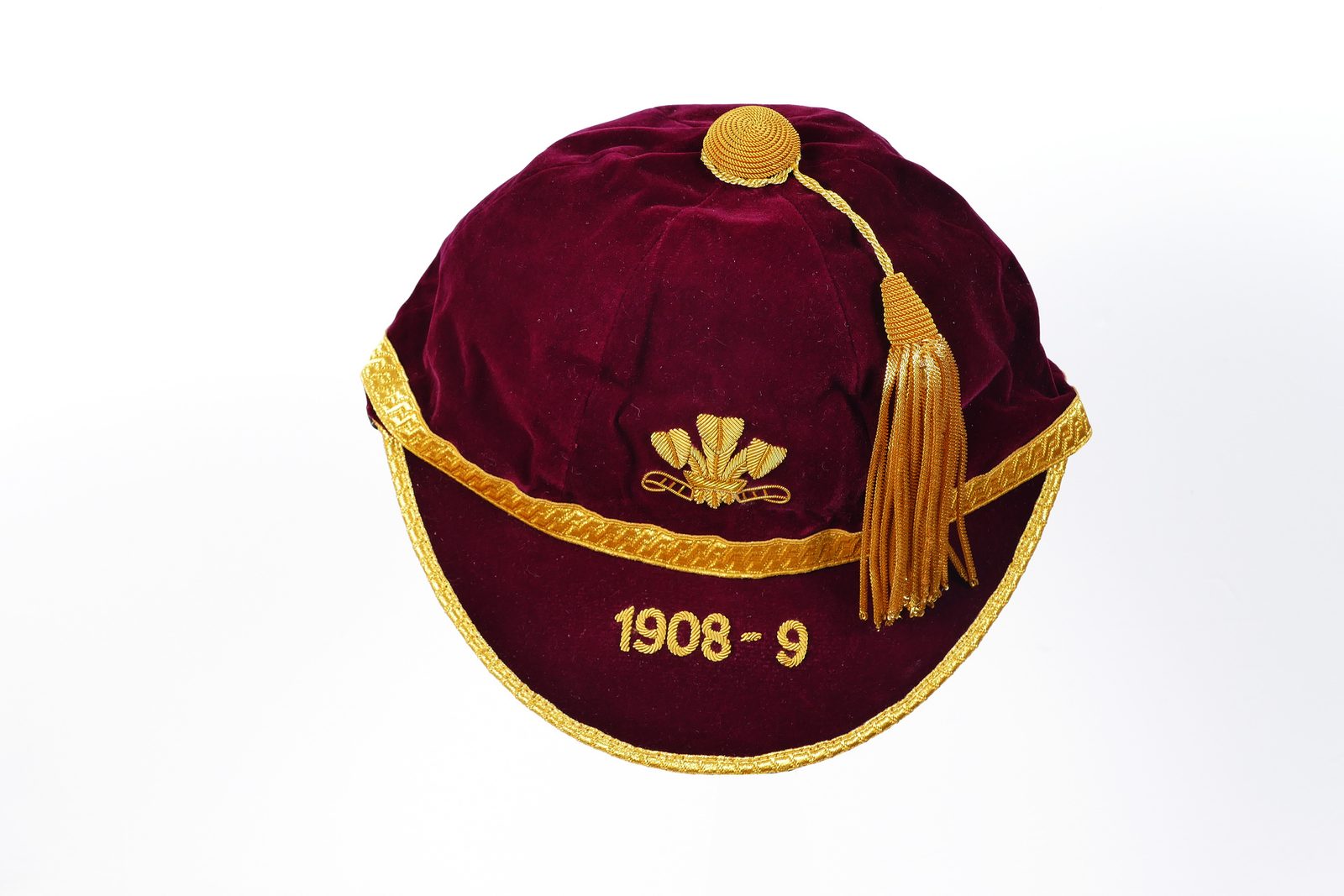 Joseph Platt (Reproduction) Wales cap 1908-09. Special presentation to the first secretary of the Northern Union.