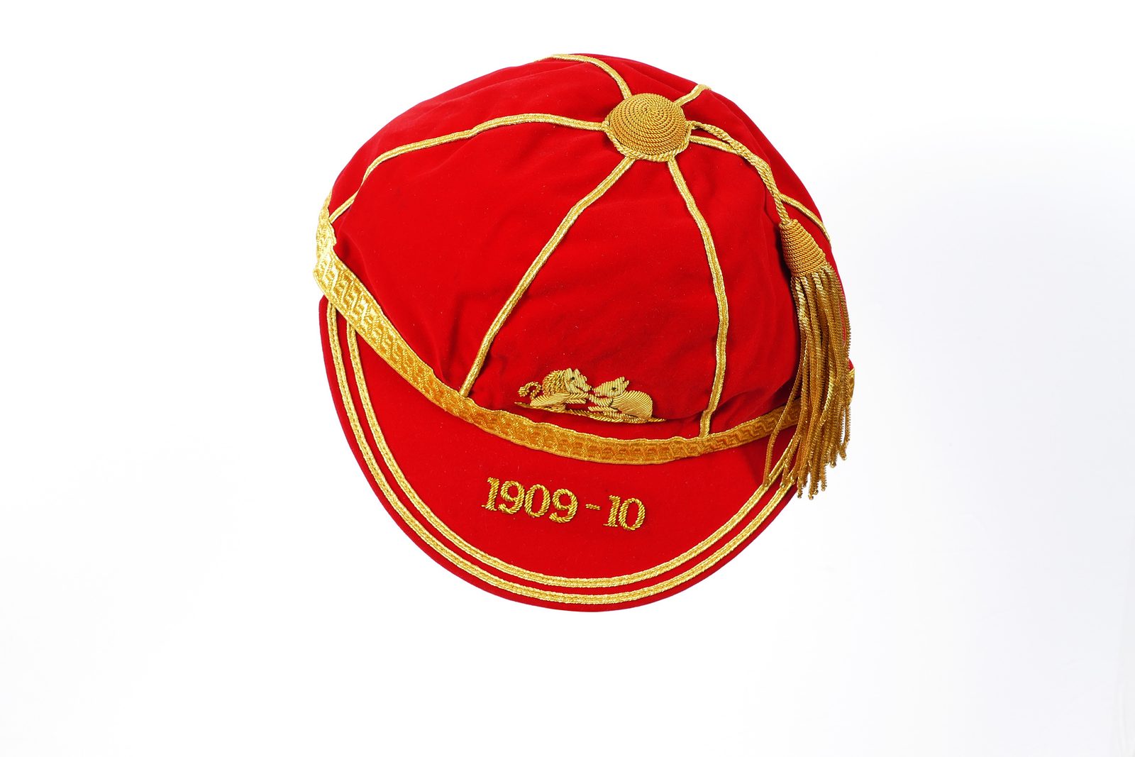 Joseph Platt (Reproduction) GB tour cap 1910. Special presentation to the the Northern Union secretary to commemorate the first tour to Australia and New Zealand.