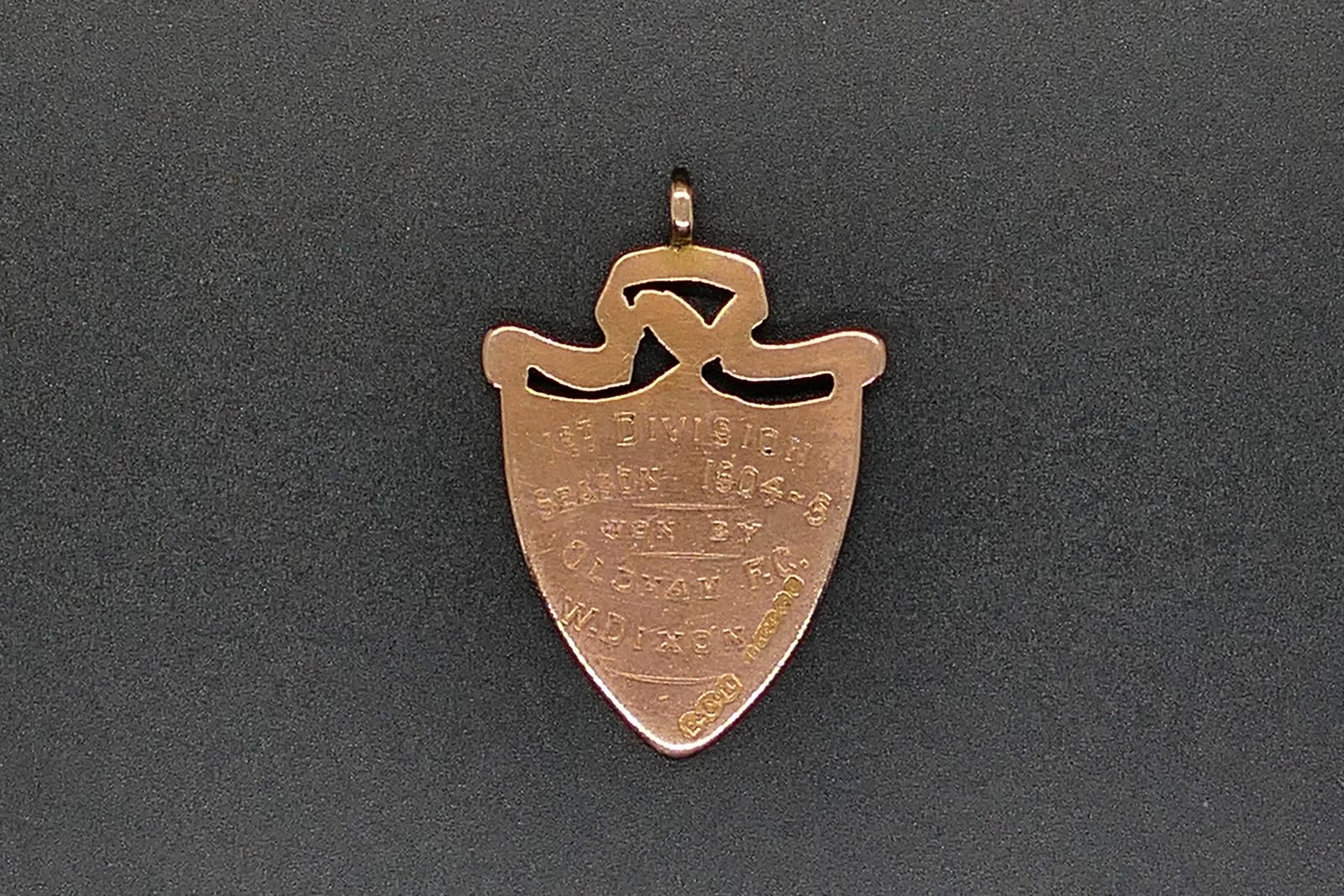 Billy Dixon - Oldham F C - Division 1 League Championship Winners Medal 1904/05