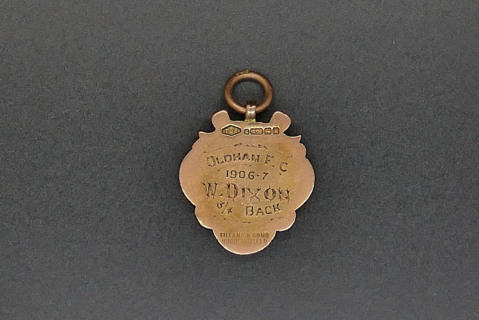 Billy Dixon - Oldham F C Challenge Cup Runners-Up Medal 1906/07