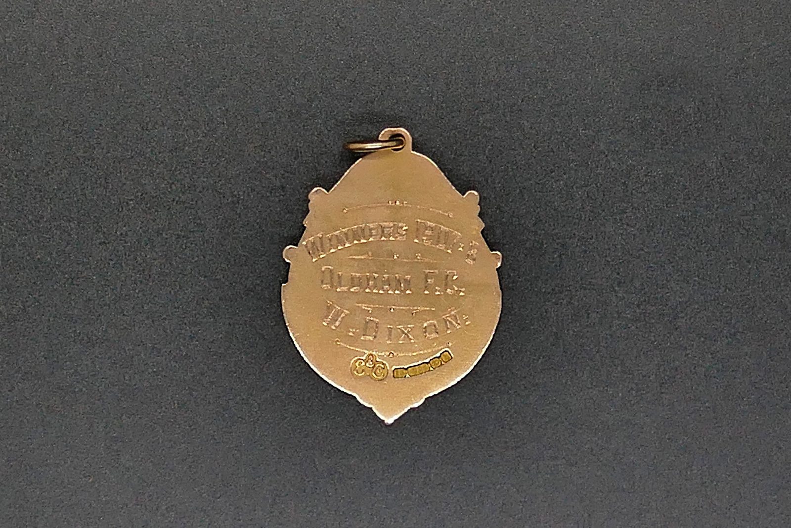 Billy Dixon - Oldham F C - Lancashire League Championship Medal 1907/08