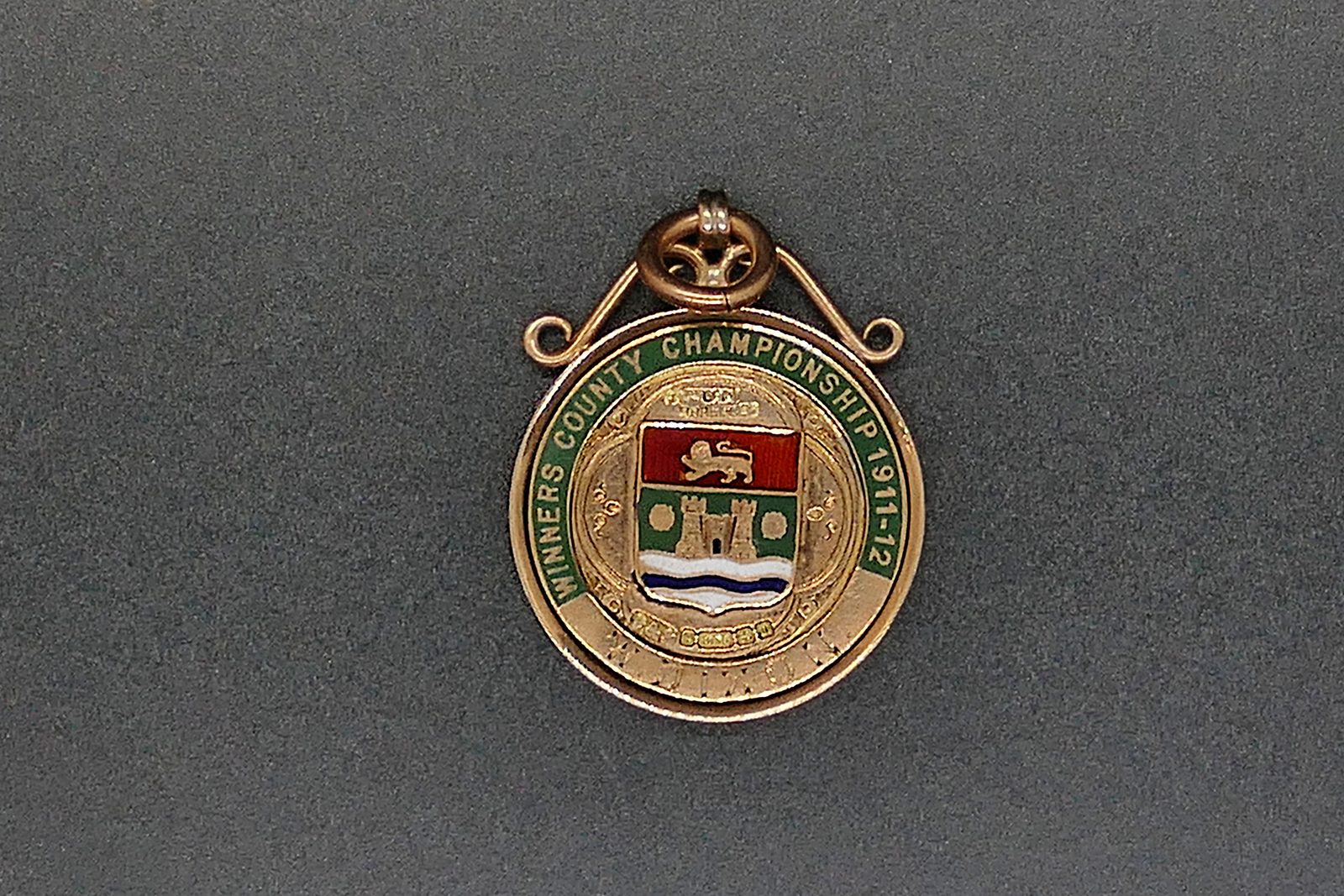 Billy Dixon - Oldham F C Cumberland County Champions Medal 1911/12