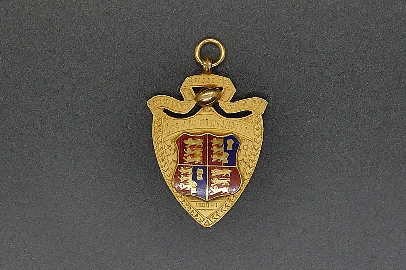 Herbert Ellis - Oldham F C Lancashire County Club Championship Medal 1900/01