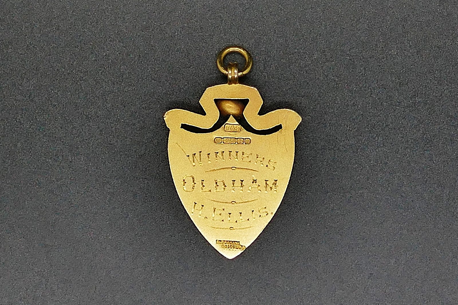 Herbert Ellis - Oldham F C Lancashire County Club Championship Medal 1900/01