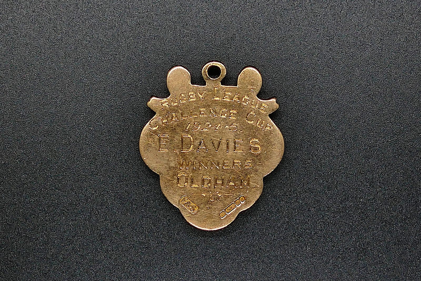 Evan Davies - Oldham F C Challenge Cup Winners Medal 1924/25
