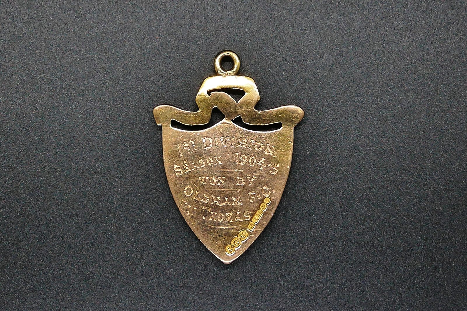 Oldham F C - First Division League Championship Winners Medal 1904/05