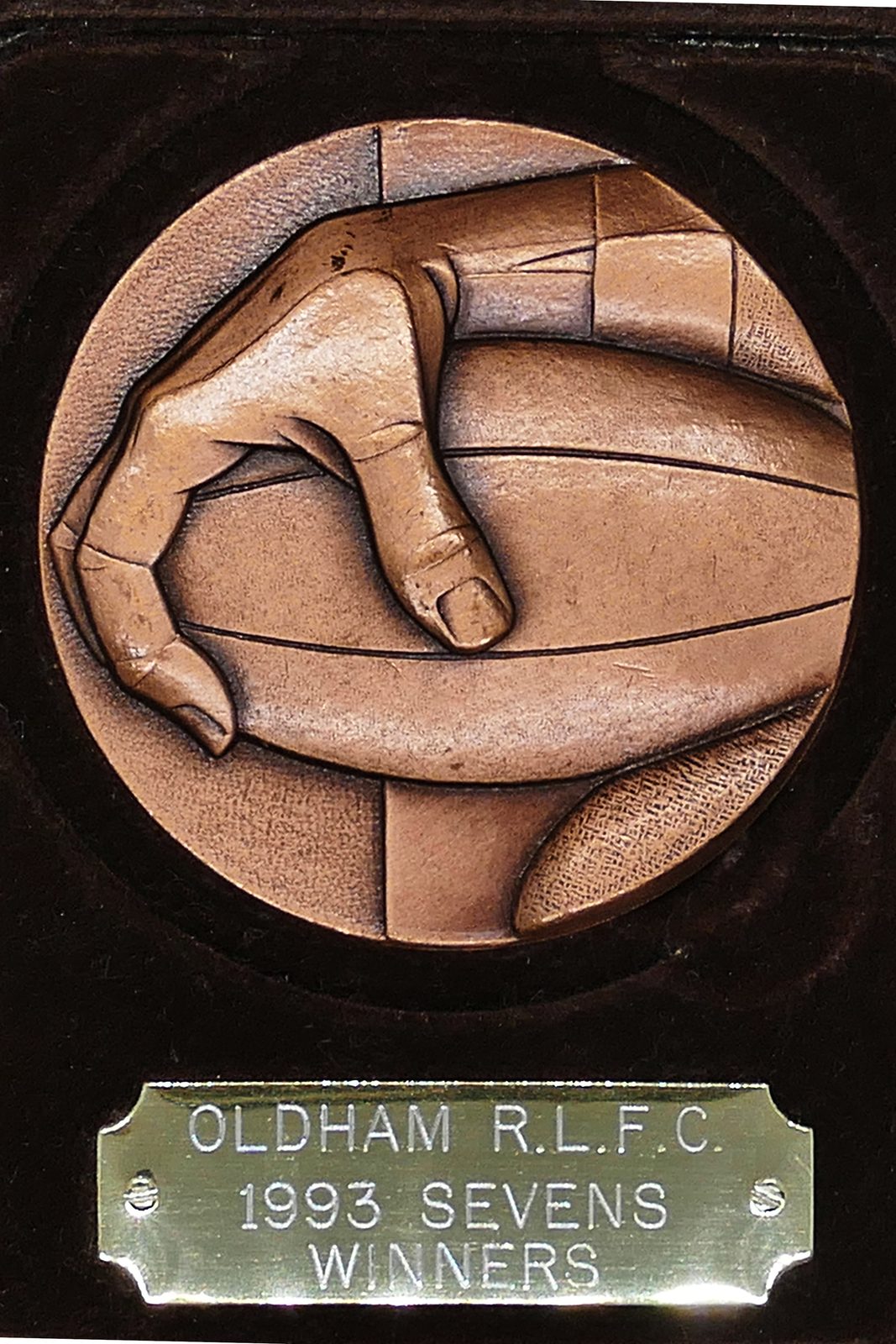 Sevens competition winners plaque 1993