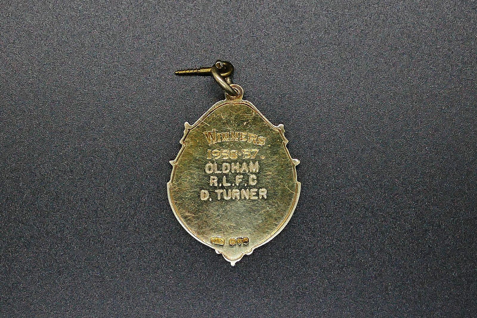Oldham F C - Lancashire League Winners Medal 1956/57