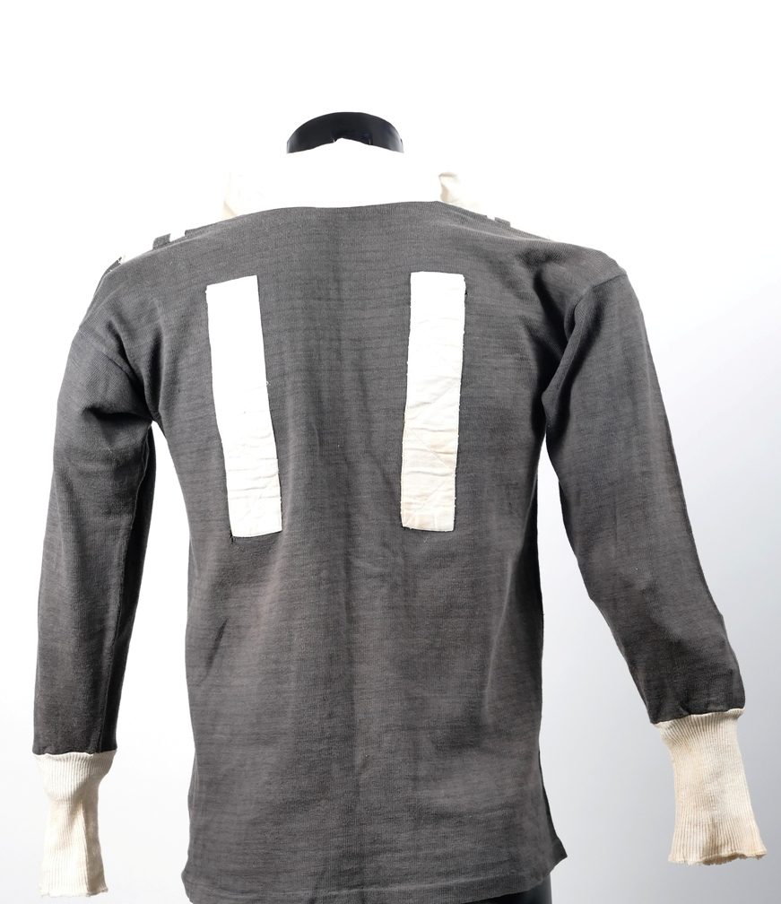 New Zealand Test Shirt against Great Britain 1950. Swapped with Doug Phillips.