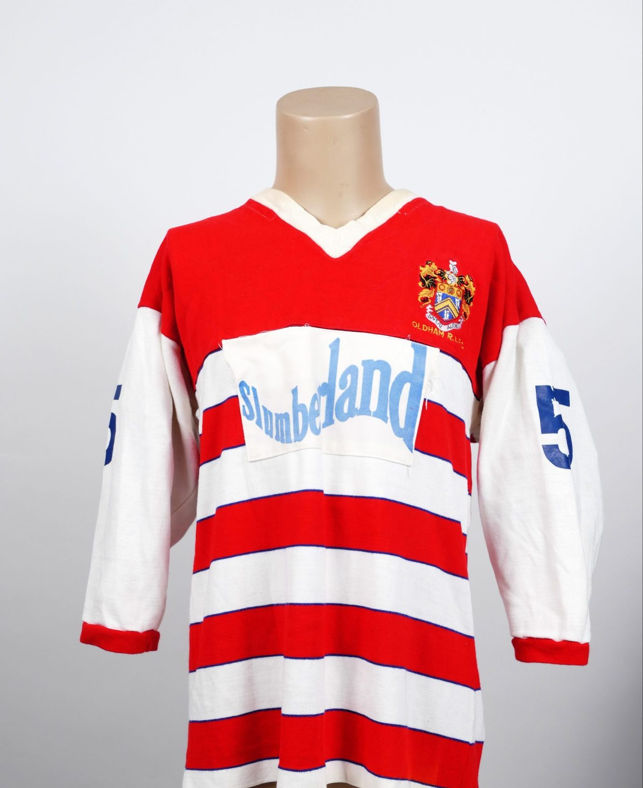 1988 - Kevin Meadows Oldham shirt - 2nd Div Grand Final. Kevin scored a last minute winning try in the match against Featherstone at Old Trafford.