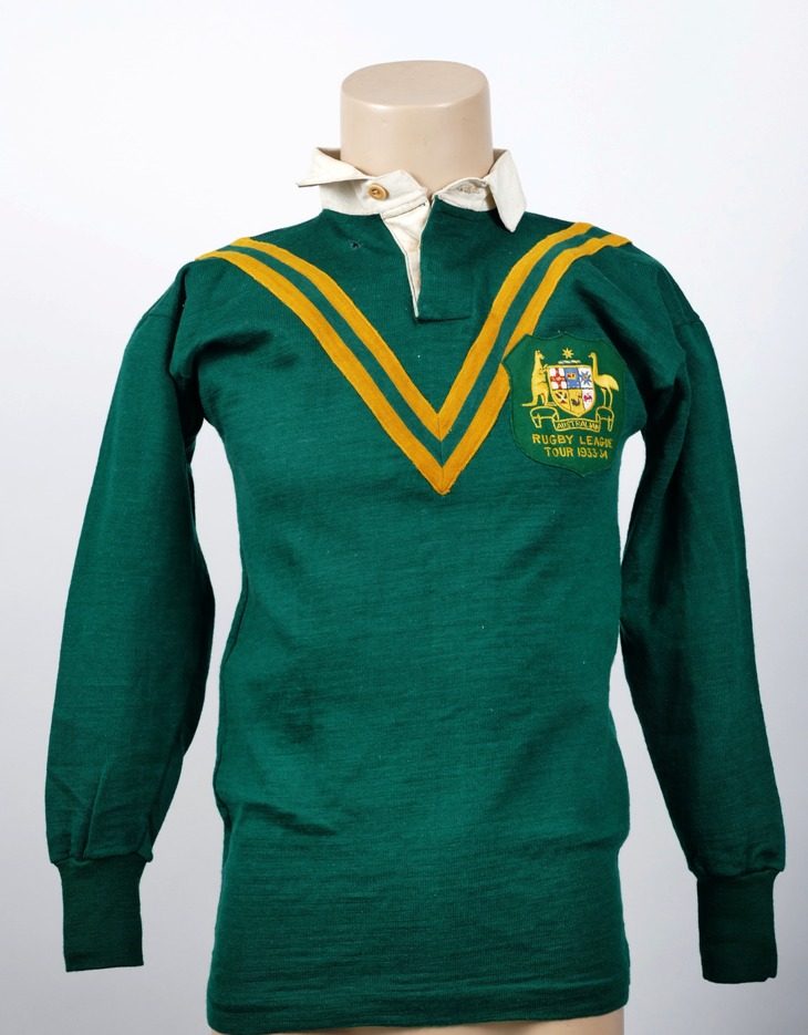 Gift from the managers of the 1933-34 Australian tour to Oldham official Jim Parkinson.
