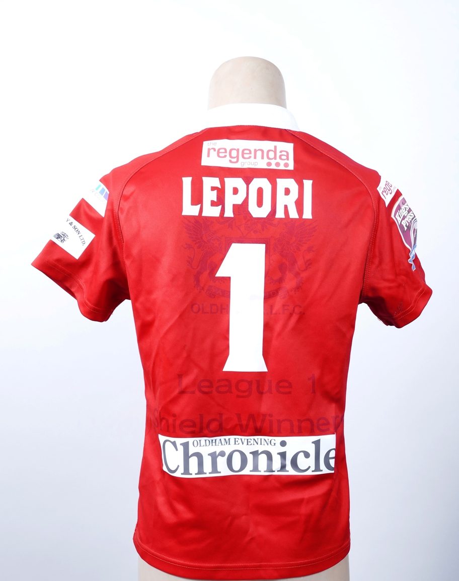 2016 Home shirt Richard Lepori. This kit used only for the match against London on 7th February 2016.