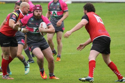Michael Ward takes on the North Wales defence - July 26th 2015.