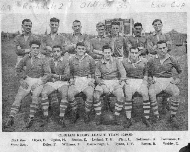 Oldham v Wigan, 31 August 1949