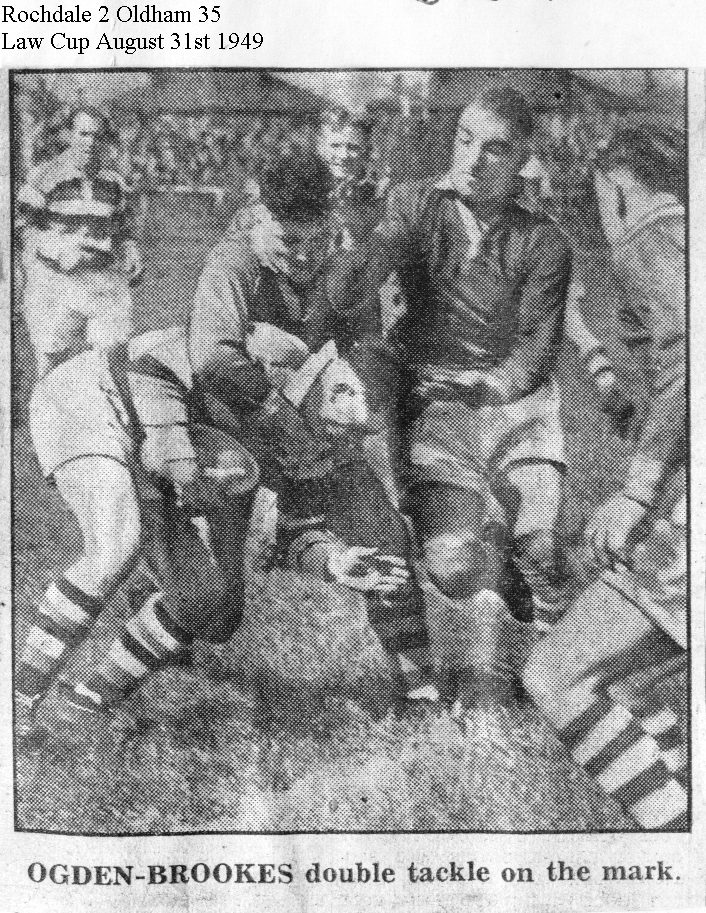 Rochdale Hornets v Oldham, 31 August 1949